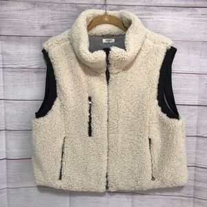 Dylan Cozy Sherpa Vest Cream Women's Size Large L *See Description